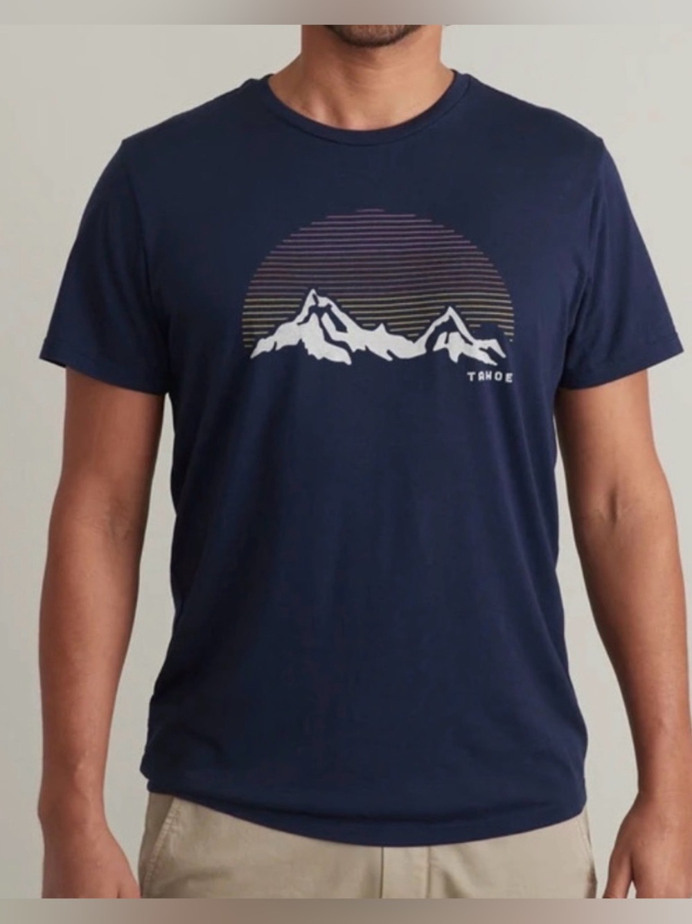 Marine Layer "Tahoe" Graphic Short Sleeve Tee - Men's XL, GUC
